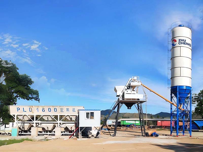 乌兹别克斯坦HZS50混凝土搅拌站