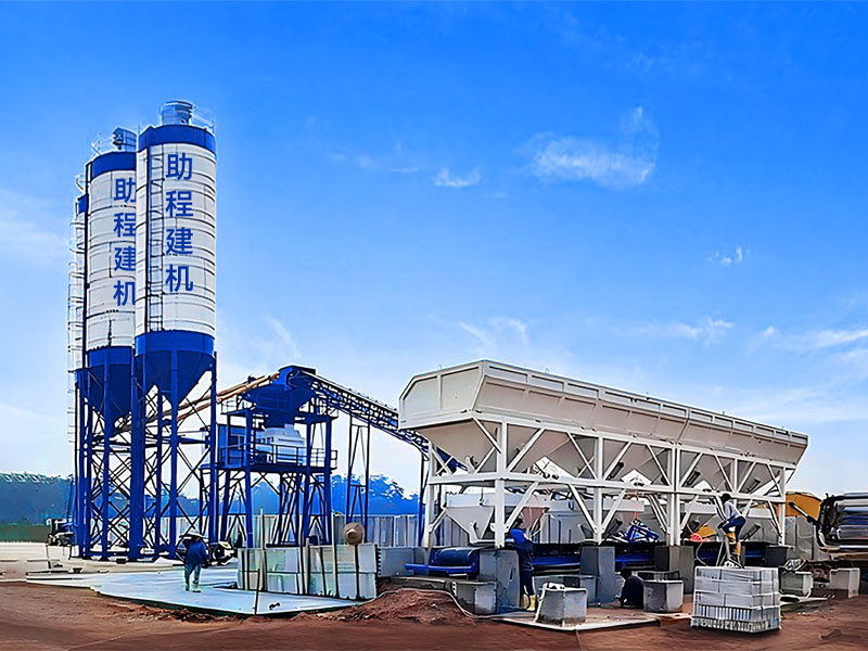 HZS60 60m³/ h 皮带式混凝土搅拌站