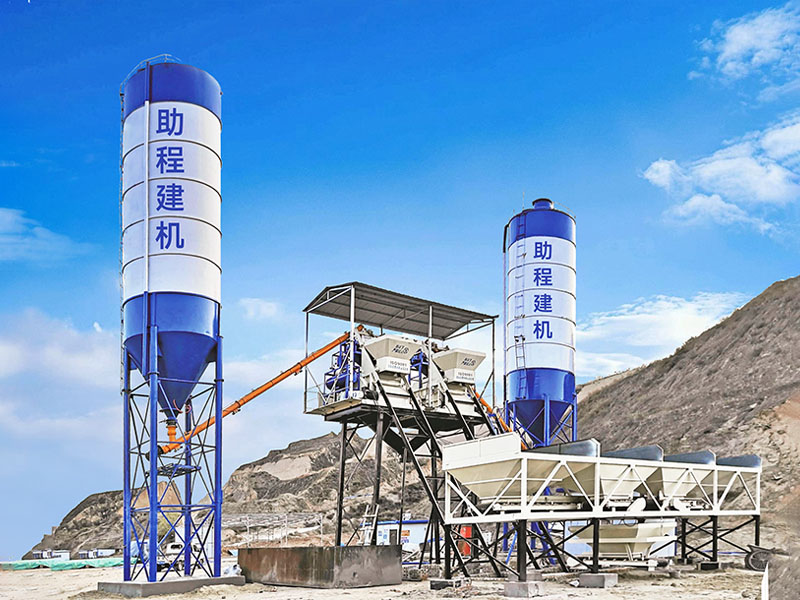 HZS75 75m³/ h  料斗式混凝土搅拌站