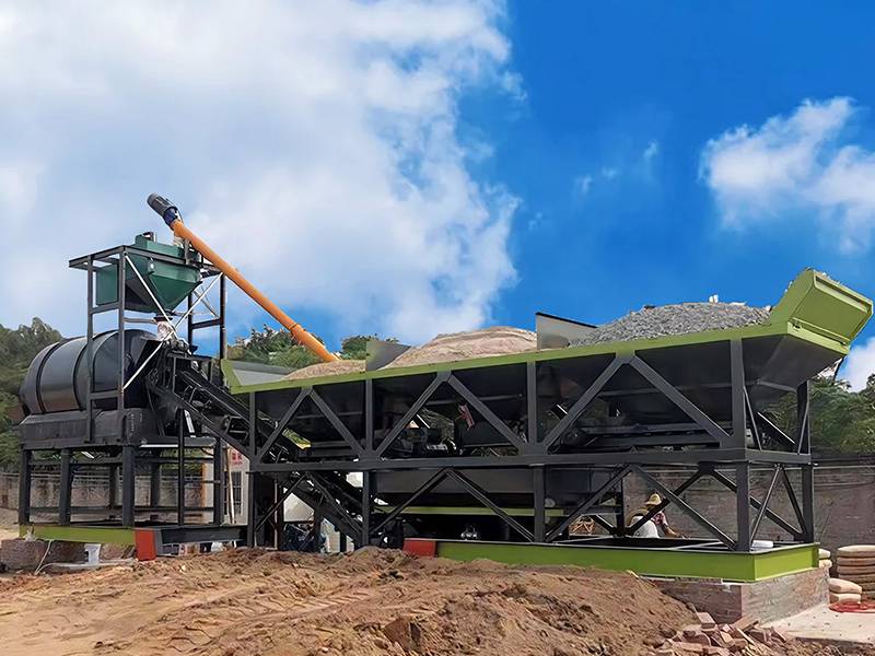 YHZM50滚筒式移动搅拌站