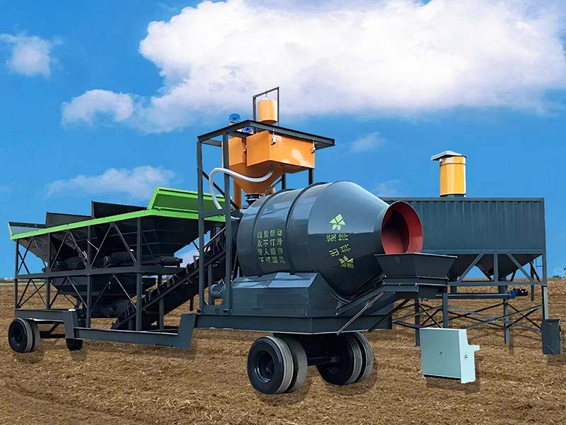 YHZM35滚筒式移动搅拌站